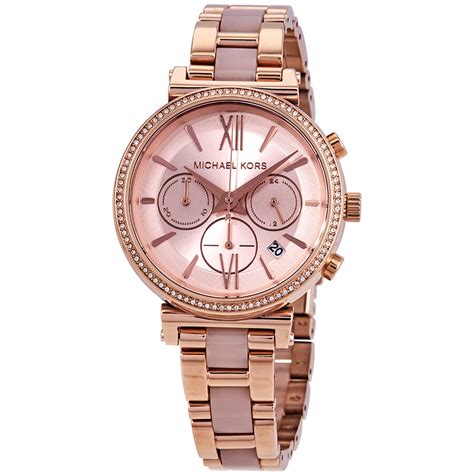 michael kors mk 6560|Amazon.com: Michael Kors Women's Sofie Chronograph Rose .